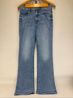 MOTHER Insider Flood Crop in Wash Tea Time Size 29